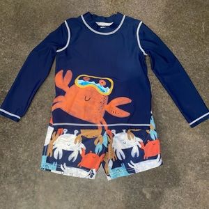 Carter’s Crab Swimsuit Toddler Boy mixed sizes